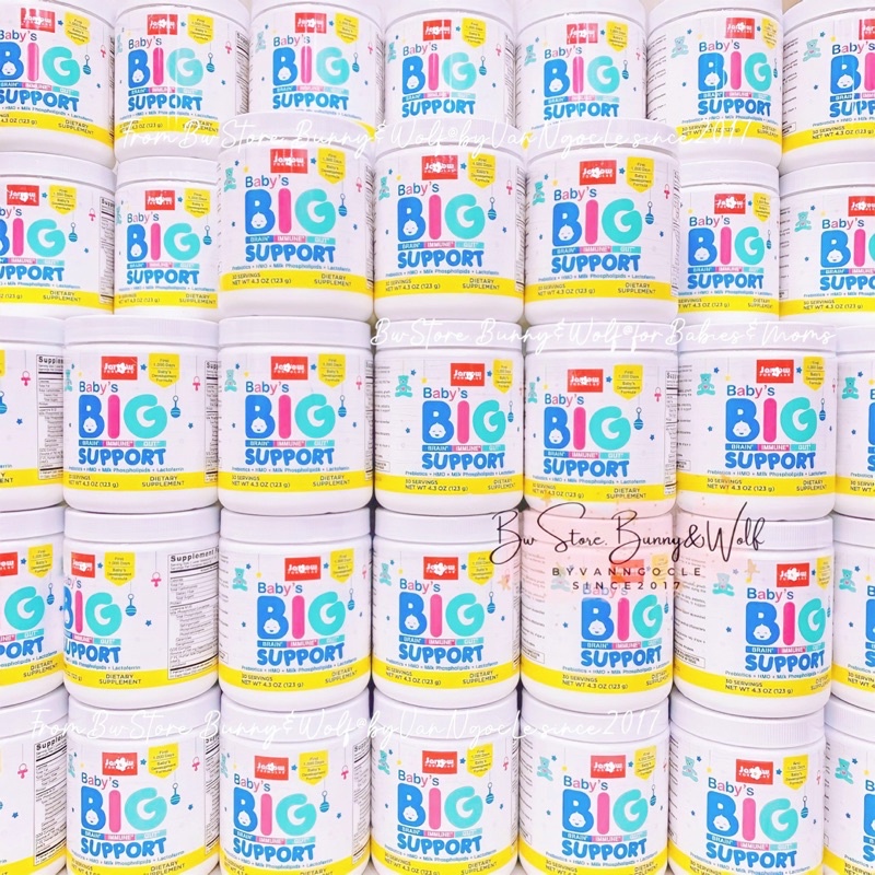Bột Dinh Dưỡng Jarrow Formulas Baby's Big Support - Mỹ - Hộp 123gr [Hàng Air - Date Mới Nhất] [ Bw Store ]