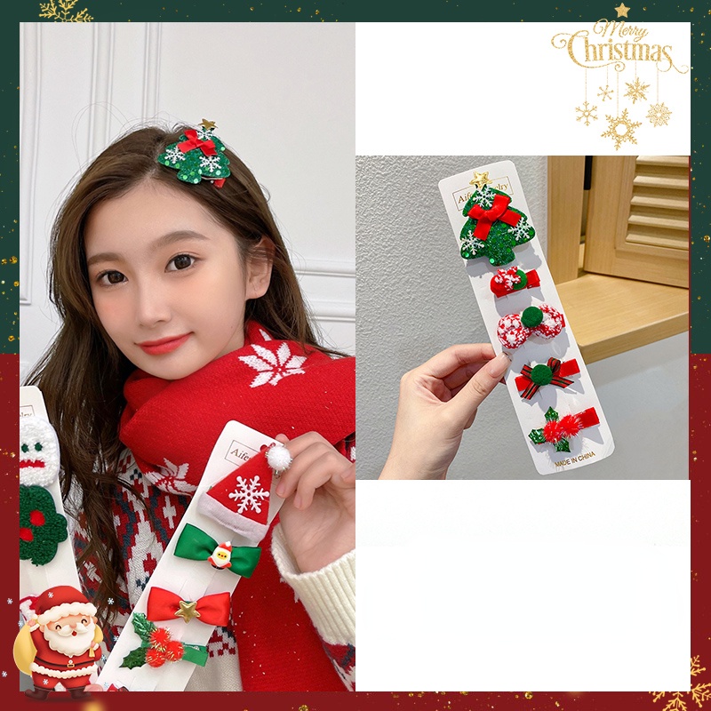 Kẹp Tóc Hình Sừng Hươu Hoạt Hình Dễ Thương Ngọt Ngào Thời Trang Mùa Đông Cho Nữ