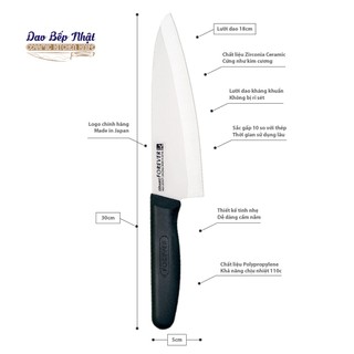 Dao CERAMIC Nhật Bản FOREVER SC-18WB