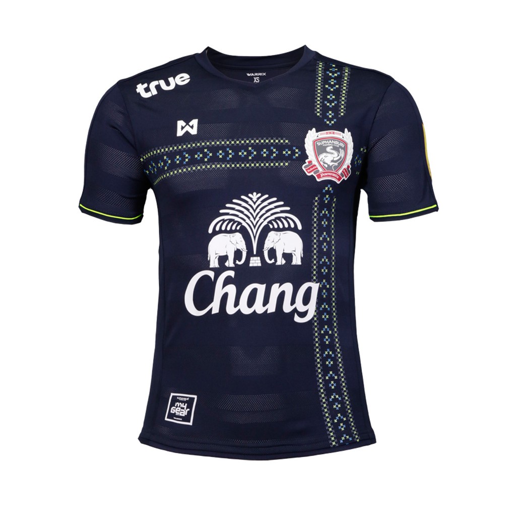 Warrix Suphanburi FC Jersey WA-16SP-51M-Navy Màu Xanh Lá Cây / Phản Quang