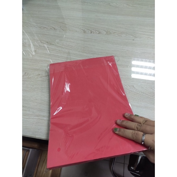 Combo 50/100 tờ giấy A4 ĐỎ - VÀNG chuyên để gấp quạt trang trí ngày TẾT - SỰ KIỆN - Hàng thủ công