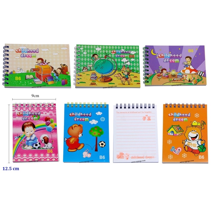 Sổ Lò xo B6 Childhood dream (giao màu màu ngẫu nhiên)