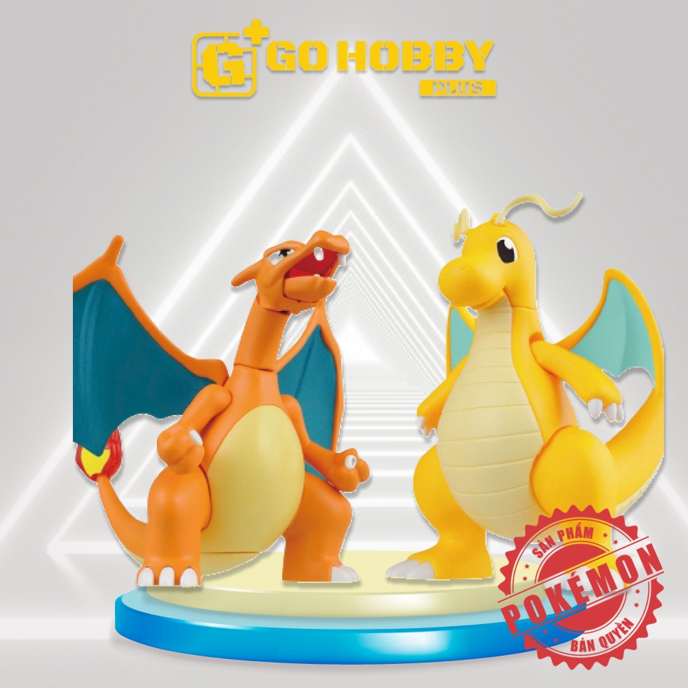 POKEPLA 43 | Lizardon VS Kairyu - Charizard VS Dragonite | Đồ chơi lắp ráp POKEMON