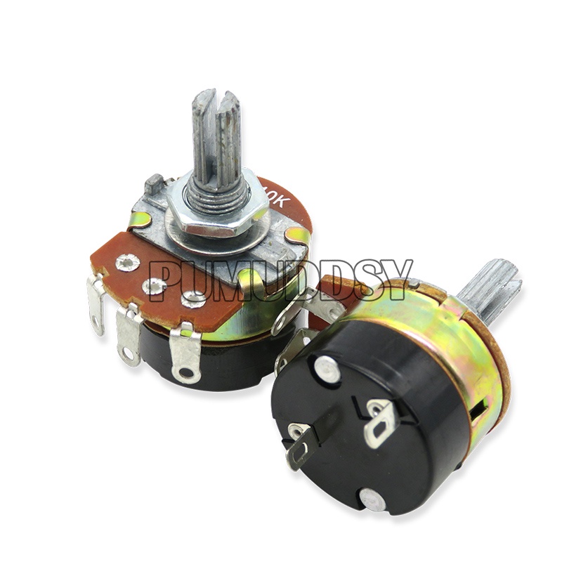 Bộ 2 Chiết Áp Điều Chỉnh Tốc Độ WH138 WH138-1 B5K B10K B20K B50K B100K B250K B500K 10K 100K