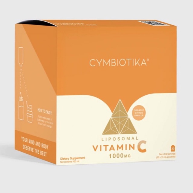 Vitamin C Cymbiotika liposome SynergyC  Mỹ Vegan