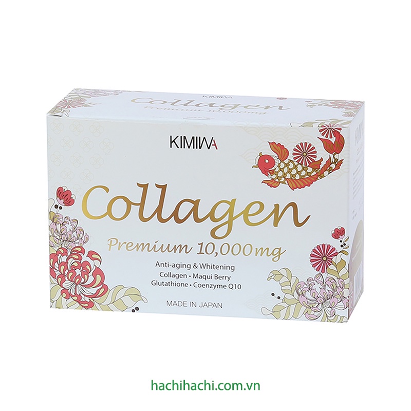 TPBVSK: Nước uống Collagen Premium Kimiwa 10000mg (50ml x 10 chai) - Hachi Hachi Japan Shop
