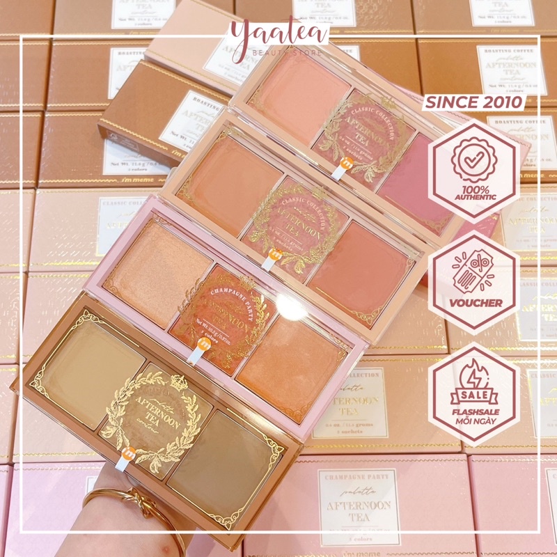 Bảng Má Hồng I'm Meme Afternoon Tea Blusher Palette