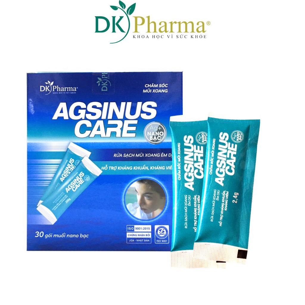 Bình vệ sinh mũi DKPHARMA AGSINUS CARE HỘP 5 GÓI