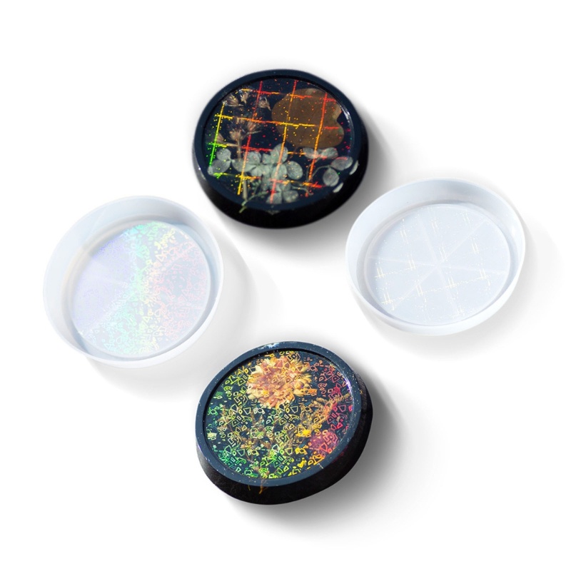 Sa Khuôn Silicon Làm Đế Lót Ly Bằng Epoxy Độc Đáo Trang Trí Nhà Cửa DIY