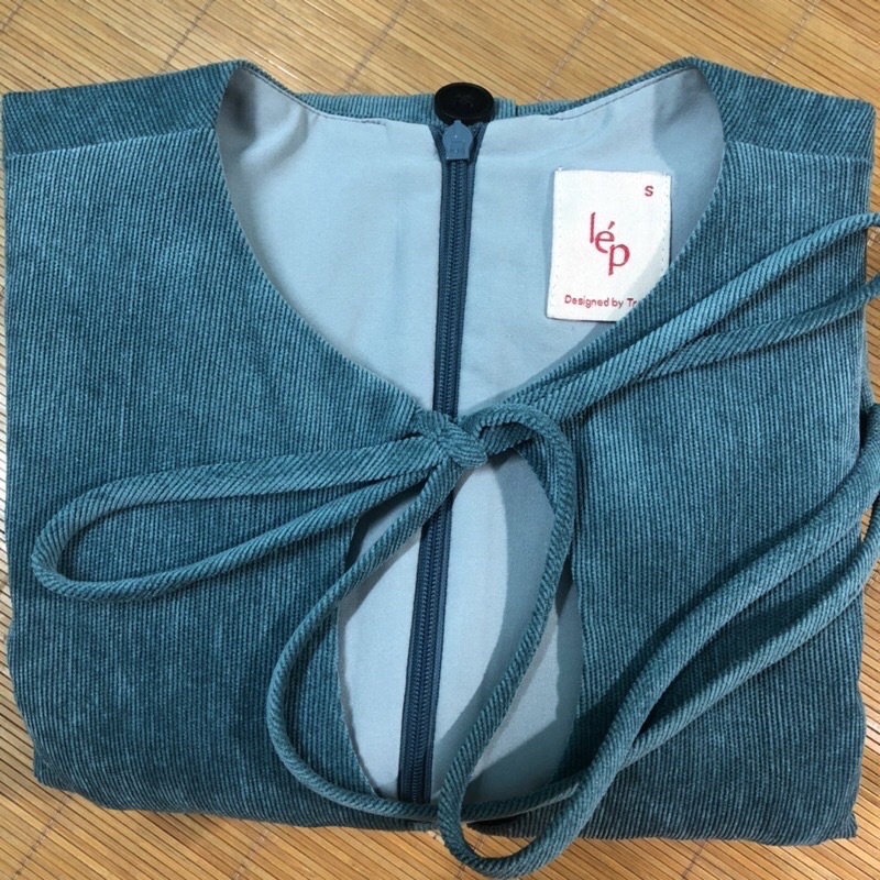 Váy Lép thu đông xanh size S