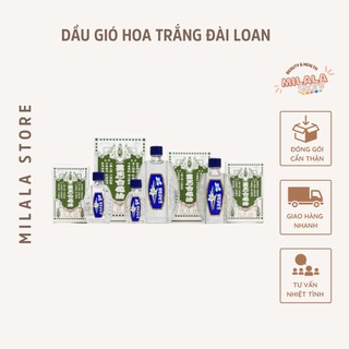 Dầu gió hoa trắng white flower đài loan giúp xoa bóp giảm đau nhức mùi dễ chịu