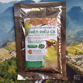 Cám chim vành khuyên dưỡng, thay lông nhanh đẹp Thiên Điểu Ca_100g