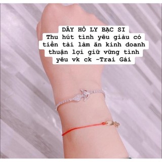 🎀 LẮC TAY HỒ LY ĐÍNH ĐÁ CHÙA WATTRAIMIT THÁI LAN 🎀