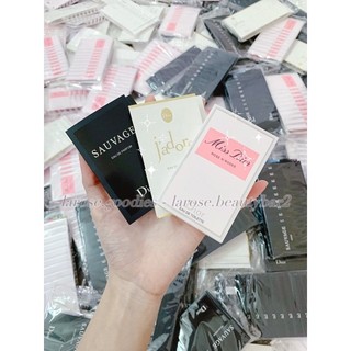 Vial nước hoa Miss Dior - Sauvage - Jadore
