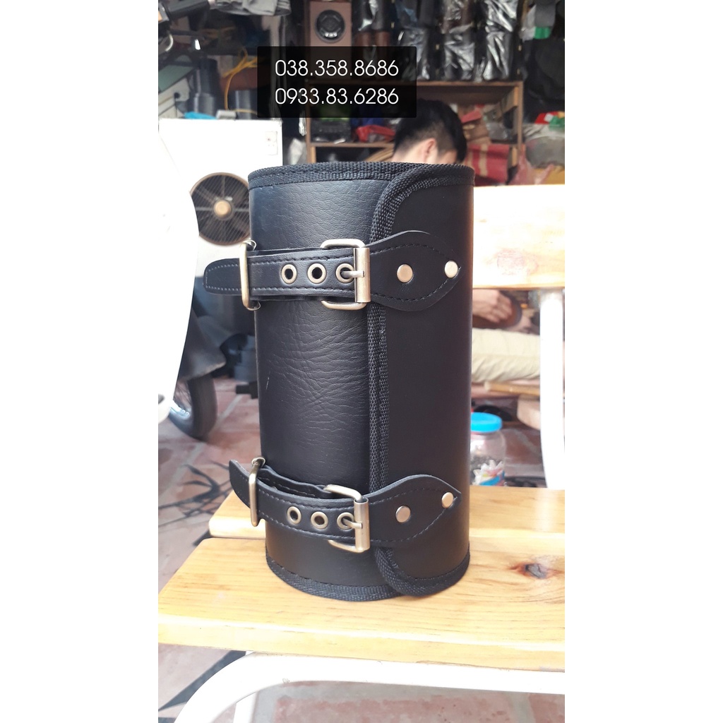Túi tròn Trống Kích thước 24 * 12 Treo Hông Xe XSR 155