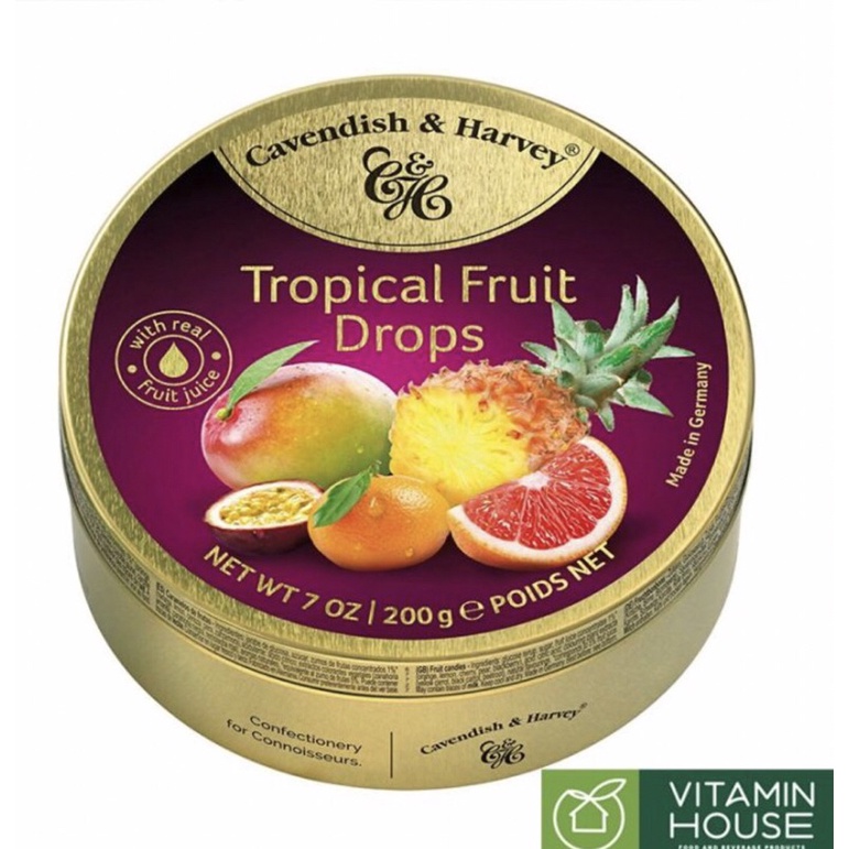 Kẹo C&H Tropical Fruit/Kẹo Sky Candy Fruit Candies/Kẹo C&H Mixed Fruit/ Kẹo C&H Citrus Fruit 200G