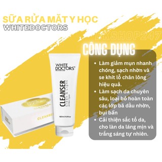 Sữa rửa mặt ngừa mụn White Doctors Cleanser Clean Light 120ml