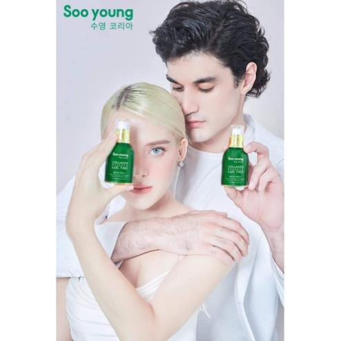 Serum tinh chất lục tảo Collagen Essence Soo Young chính hãng