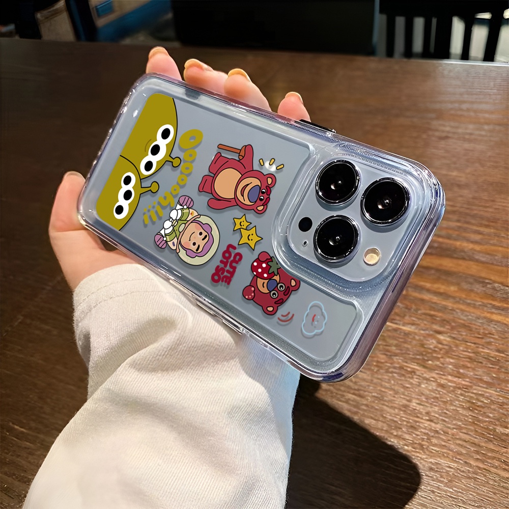 Ốp Điện Thoại Trong Suốt In Hình Gấu Hello Kitty Cho iphone 14 Pro Max 14 Plus 13 11 12 7Plus X XR XS Max 8 7