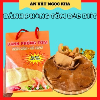 500g Bánh phồng tôm đặc biệt ngon, ăn vặt an giang, ăn vặt long xuyên, ăn vặt ngọc kha