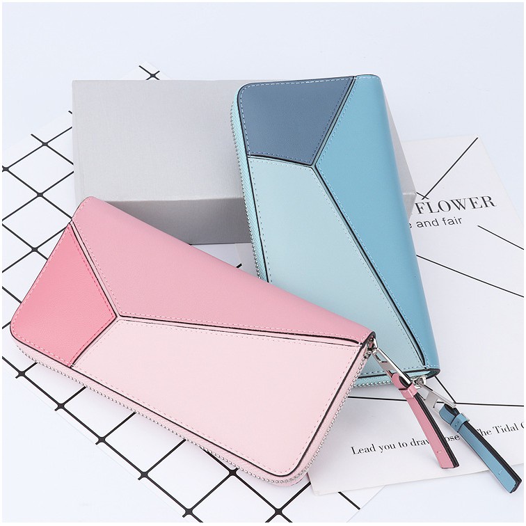 Ví dài cao cấp phối 3 màu tinh tế 39K