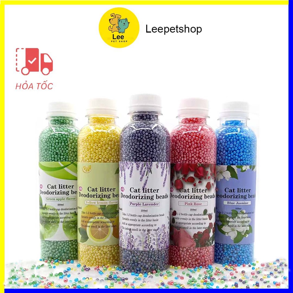 Hạt Khử Mùi Cát Vệ Sinh Chó Mèo Thú Cưng Cao Cấp - Hạt Khử Mùi Phân Mèo - Leepetshop