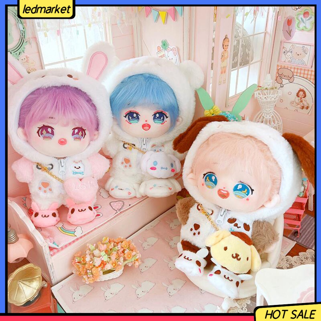 Gấu Bông Bộ Hai Giày Búp Bê Hình Thỏ Làm Việc Trang Trí Tinh Tế