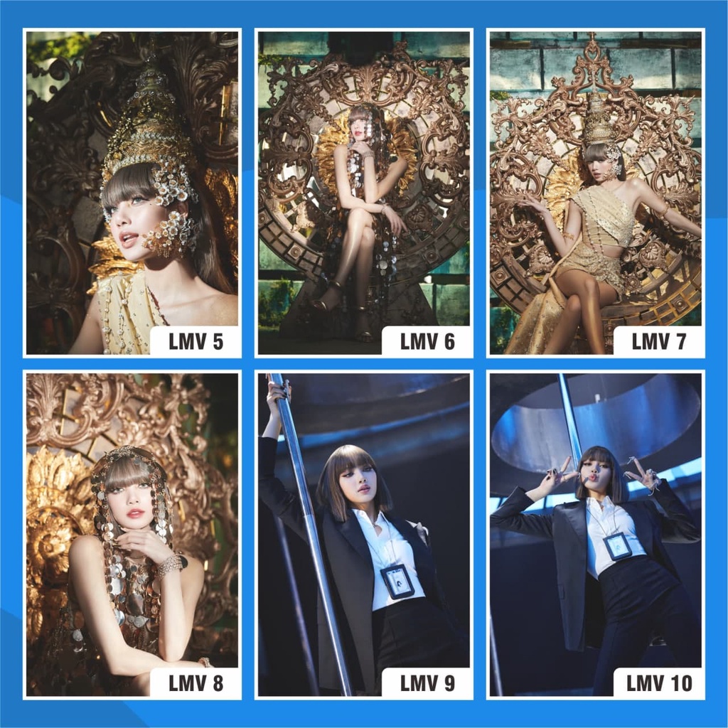 POSTER A4 LISA BLACKPINK LALISA MV BEHIND