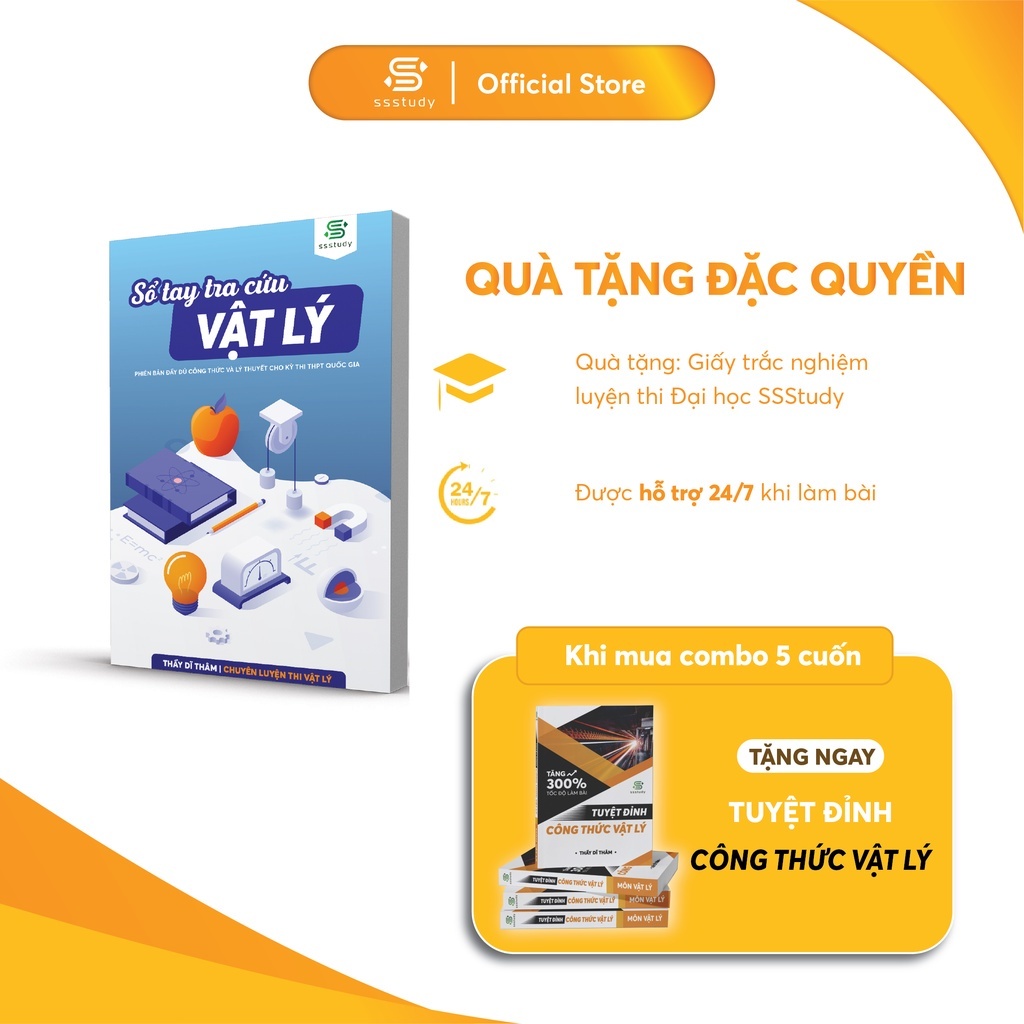 Sách - Sổ Tay Kiến Thức Vật Lý - Ôn Luyện Thi Thpt Đại Học Cấp Tốc