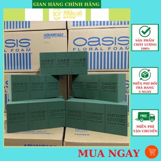 Xốp xanh cắm hoa tươi, hoa sáp, mút xốp Oasis Advantage loại 1