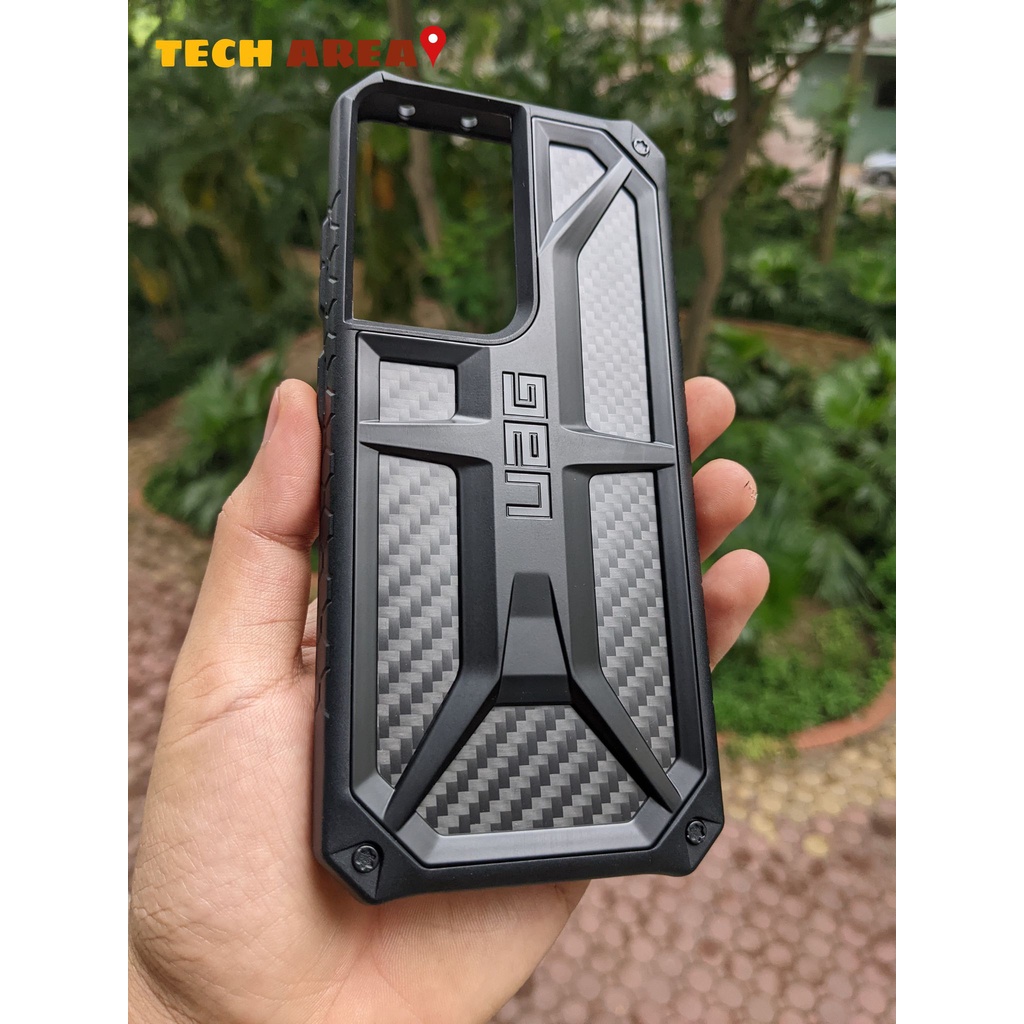 Ốp UAG Monarch Carbon/Plasma ice cho Samsung galaxy S21 Ultra