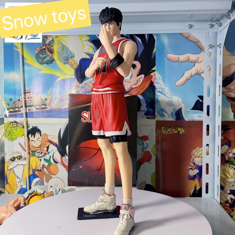 Mô hình Slam Dunk - Mô hình nhân vật Rukawa Kaed - cầm chắc tay - cao 31cm