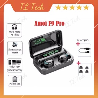 Tai nghe bluetooth F9 pro bản quốc tế cảm ứng chống nước amoi F9 pro bluetooth 5.0