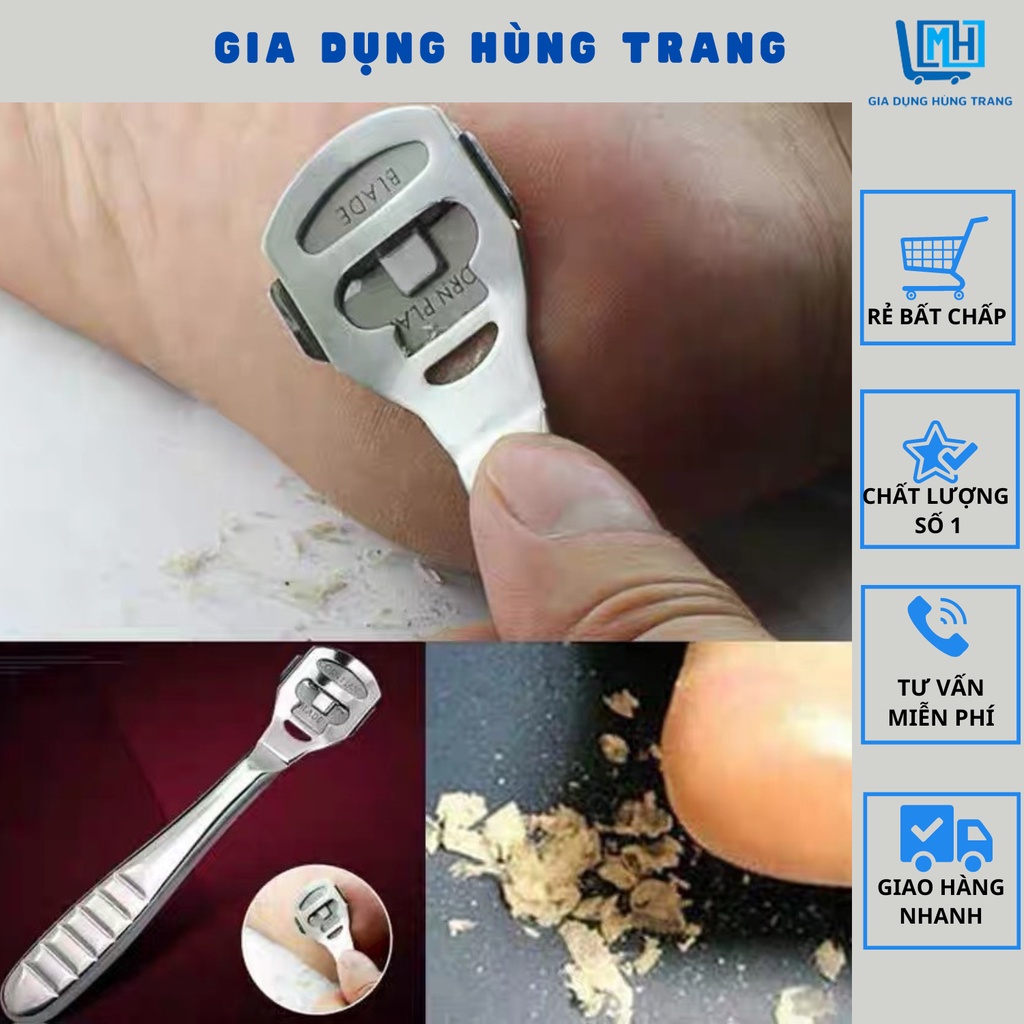 Dụng Cụ Chà Gót Chân Tẩy Da Chết Kèm 20 Lưỡi Dao Cạo