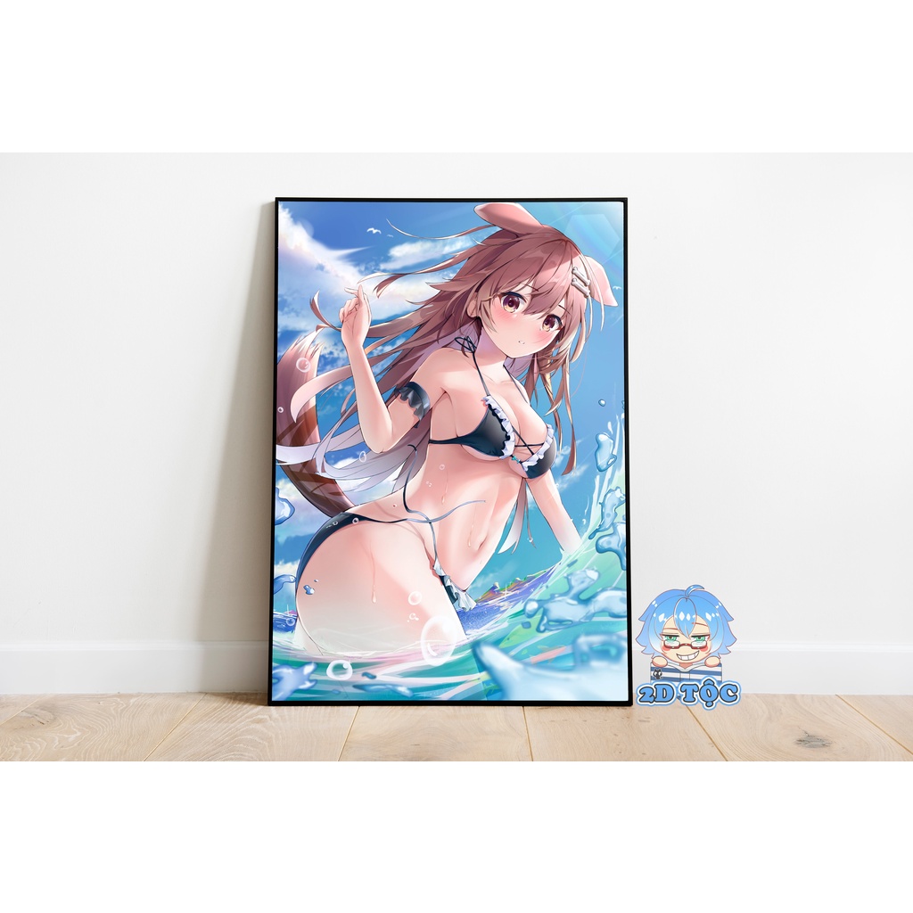 Tranh Poster A3 Giấy Chất Lượng Cao Inugami Korone (8) Hololive – 2D Tộc Shop