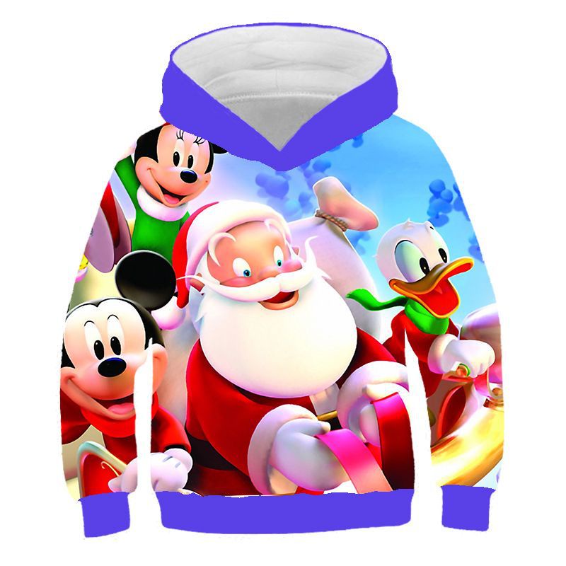Áo Hoodie In Họa Tiết Giáng Sinh 3D Dễ Thương Thời Trang Mùa Thu 2022 Cho Bé Trai Và Gái