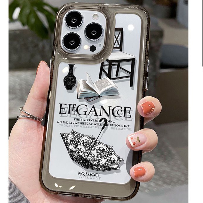 Ốp Điện Thoại Silicon TPU Mềm Đen Trong Suốt Chống Sốc Cho IPhone 14 13 12 11 Pro Max XS XR X 8 7 6S Plus