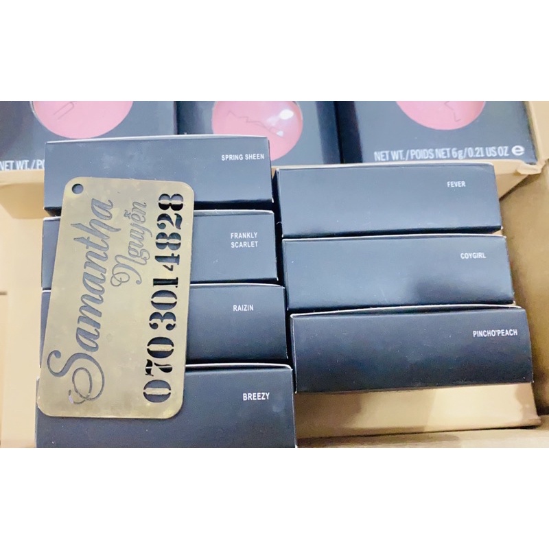 SALE10 - má hồng MAC fullsize 6gr Box truyền thống