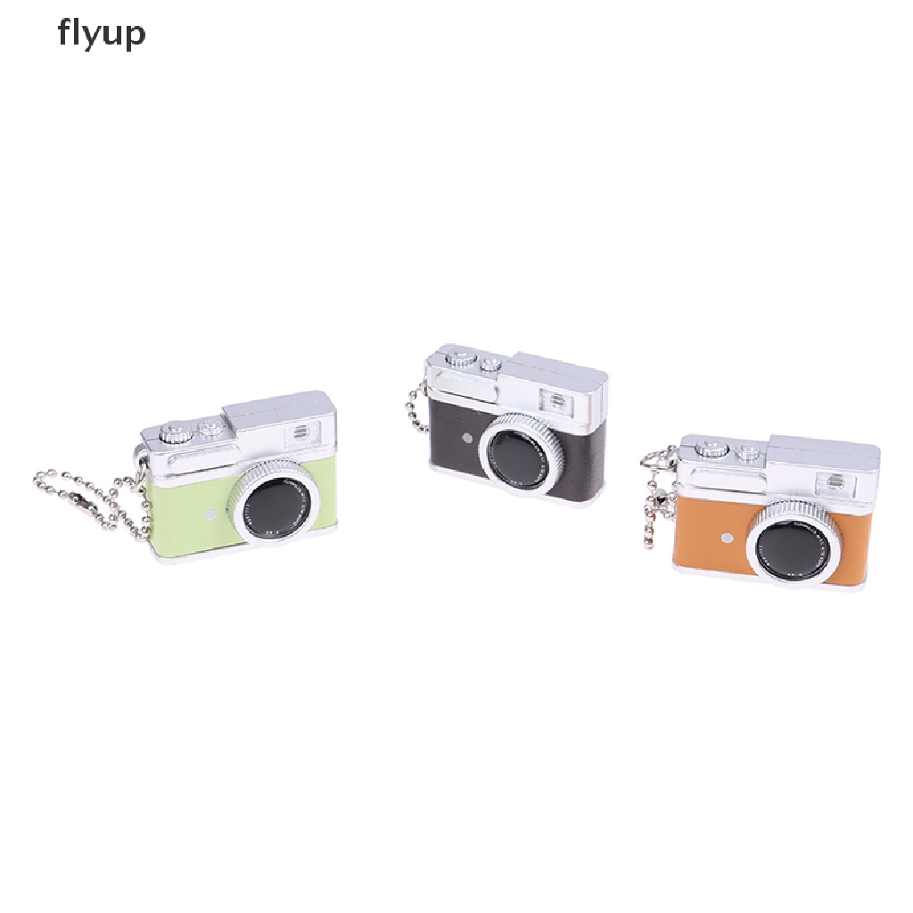 Mô Hình Máy Ảnh Bằng Da Phong Cách Vintage Tỉ Lệ 1: 12 Trang Trí Nhà Búp Bê