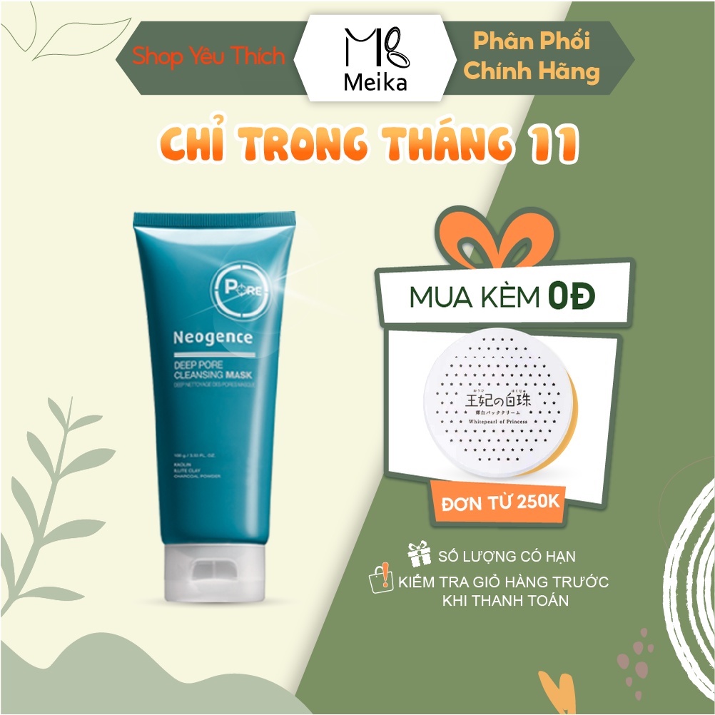 Mặt nạ bùn Neogence làm sạch sâu 100g/ tuýp và 15ml/ tuýp