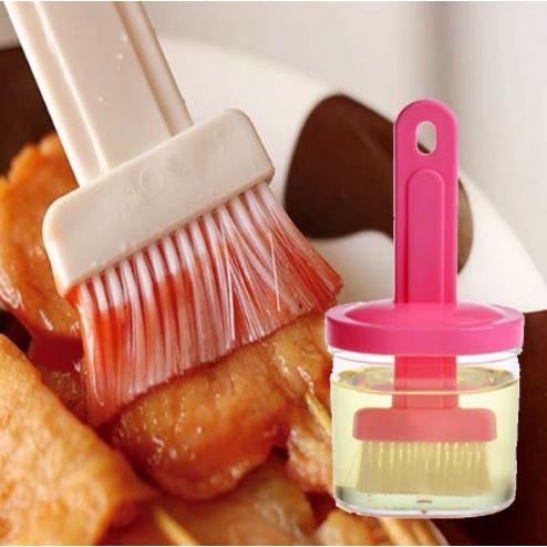 Chổi quét dầu ăn, gia vị kèm hộp
