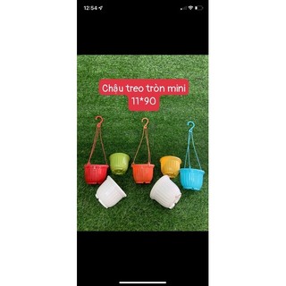 Chậu treo mini 110x90mm kèm móc