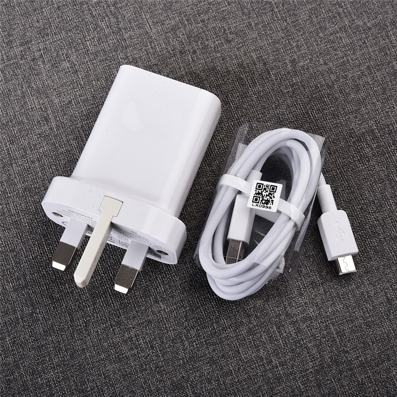 Bộ Sạc + Dây Cáp Micro USB Cho HUAWEI 5V 2A / US / UK / Nova 3i 2i Honor 8x 7c p6 p7 p8 mate 7 8 9 Lite y5 y6 y7 y9