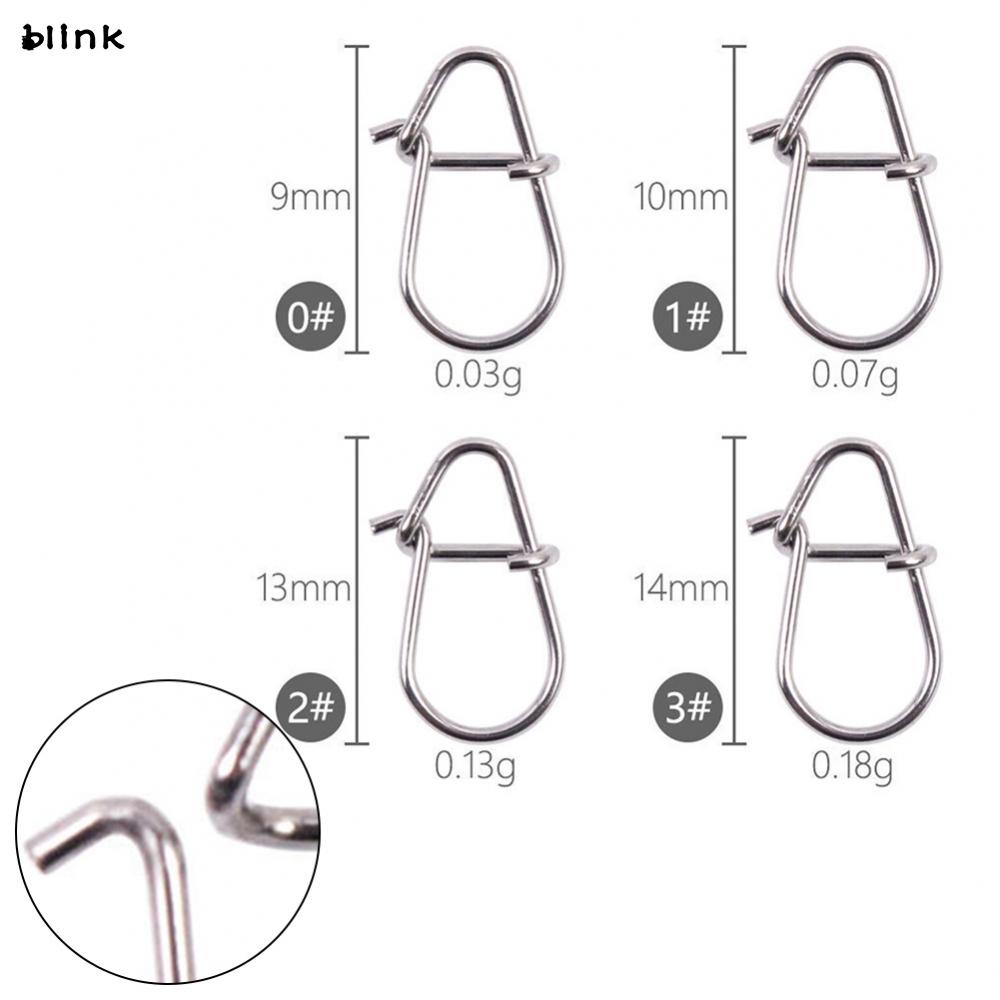 Set 100 Ghim Inox Hình Quả Bầu Chuyên Dụng Cho Câu Cá