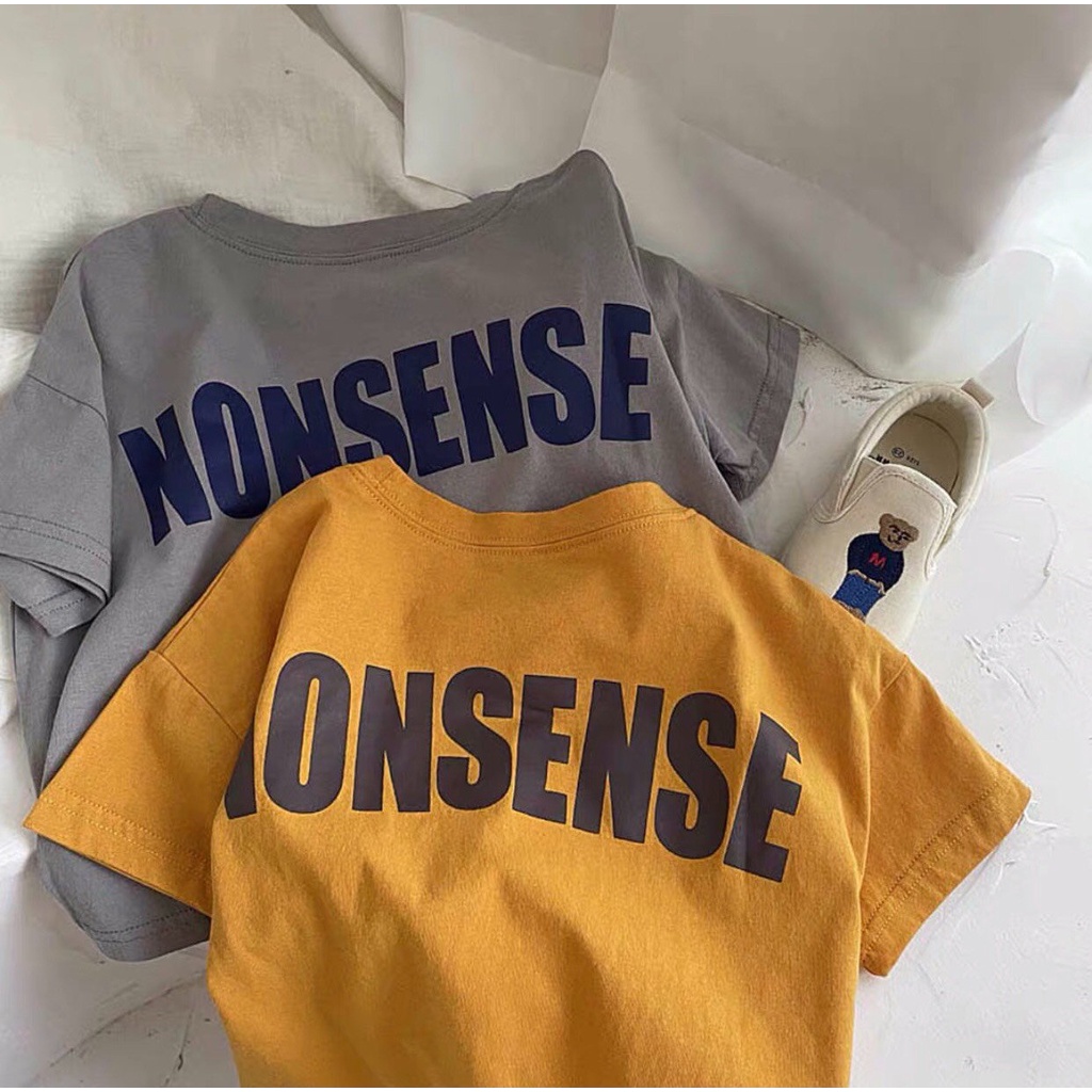 Bộ Quần Jean Và Áo Cộc Tay NonSe Cho Bé Trai Và Bé Gái Chất Liệu Mềm Mịn Thoáng Mát  Heri Kids