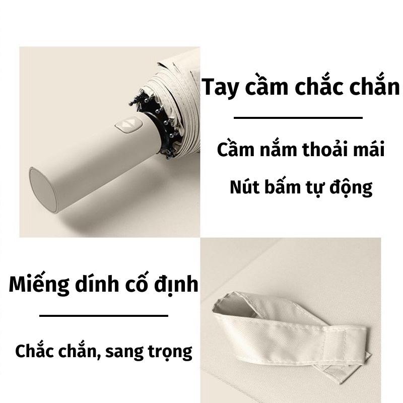 Ô Tự Động SUMI Dù Che Mưa Nắng Gấp Gọn Chống Thấm Chống Tia Uv Hiệu Quả