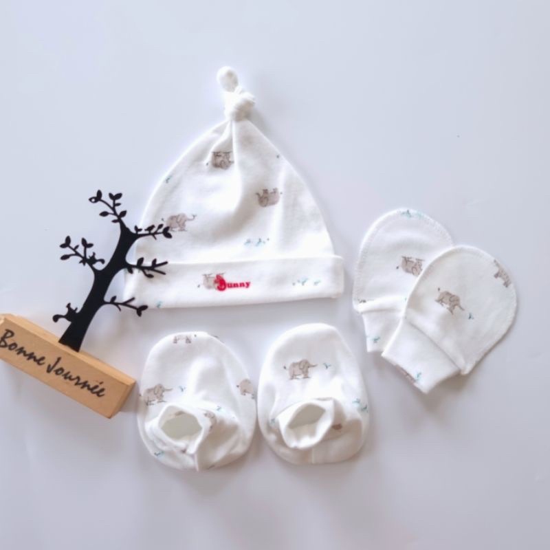 Set nón và bao tay chân sơ sinh