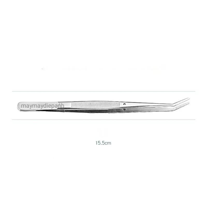 Nhíp gắp chỉ cong AKITON CAO CẤP Stainless TWE6 dài
