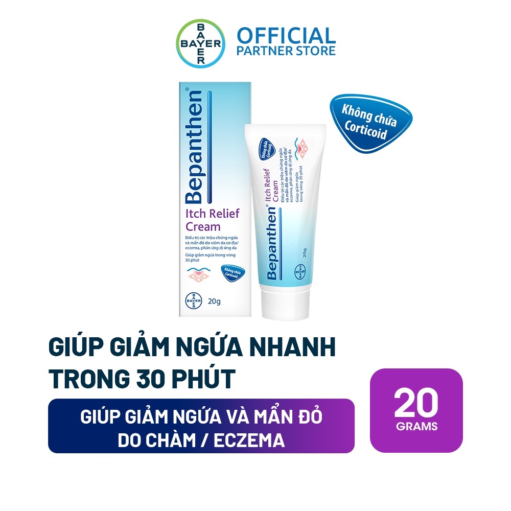 Kem Giảm Ngứa Bepanthen Itch Relief Cream 20G