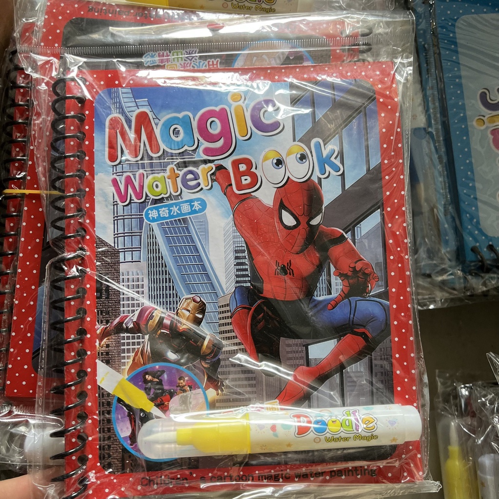 Tập Tô Màu Nước Ma Thuật Tranh Tự Xoá Sau Khô